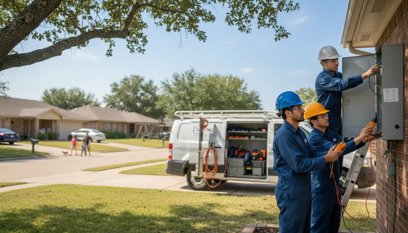 Certified electrician providing emergency electrical services in Bethel, PA